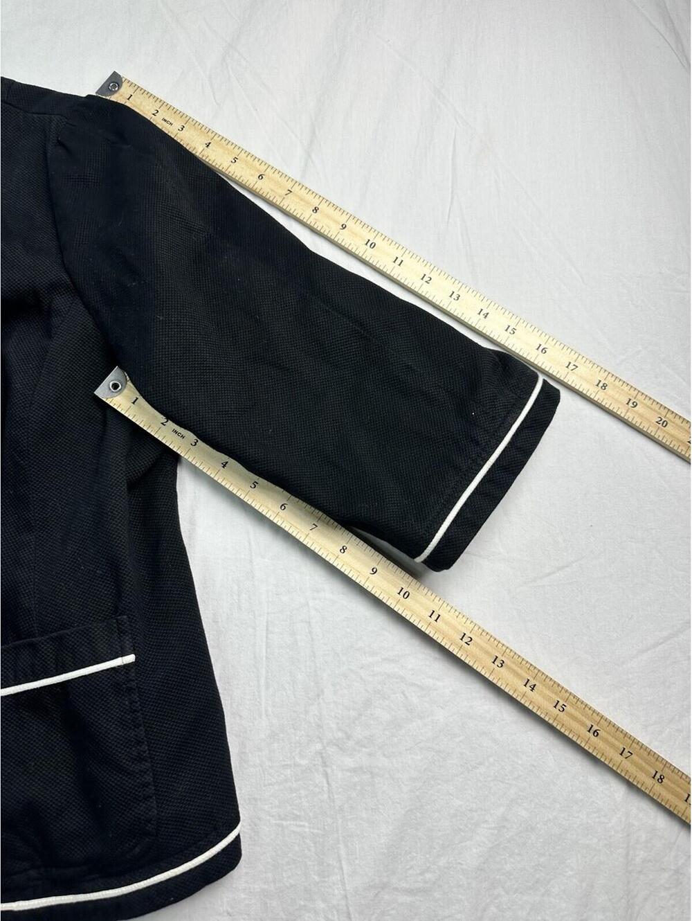 Women’s East 5th Piped Avenue Black Open-Front Jacket 2x 31-23 View 5